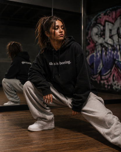 this is boring. signature hoodie
